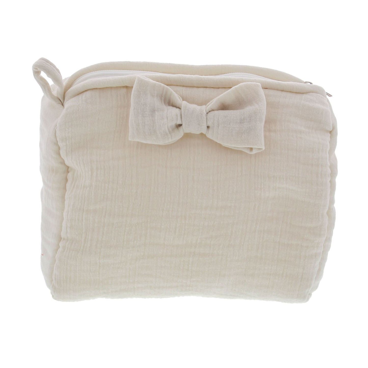 Tetra toilettasje met stik beige ecru