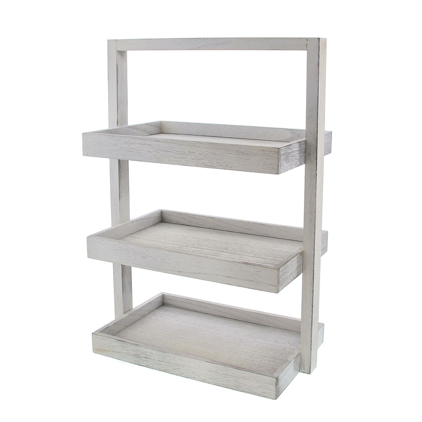 3-traps mand rechthoekig grijs