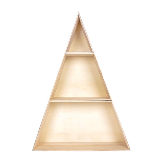 3-delige driehoek hout