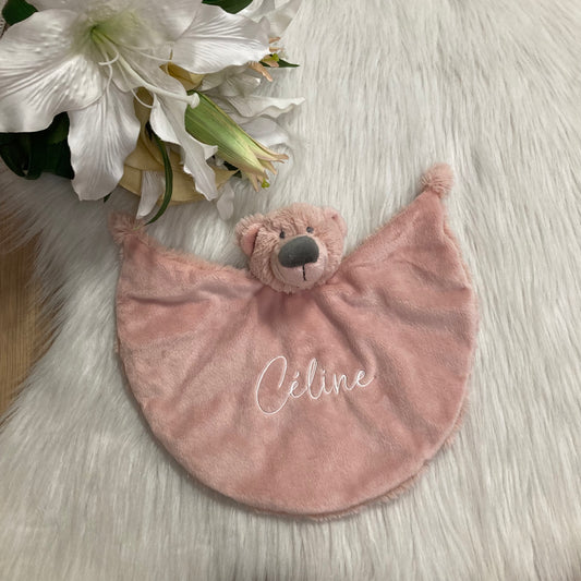 Happy Horse Bear Bella met naam | Gepersonaliseerde | Vintage rose