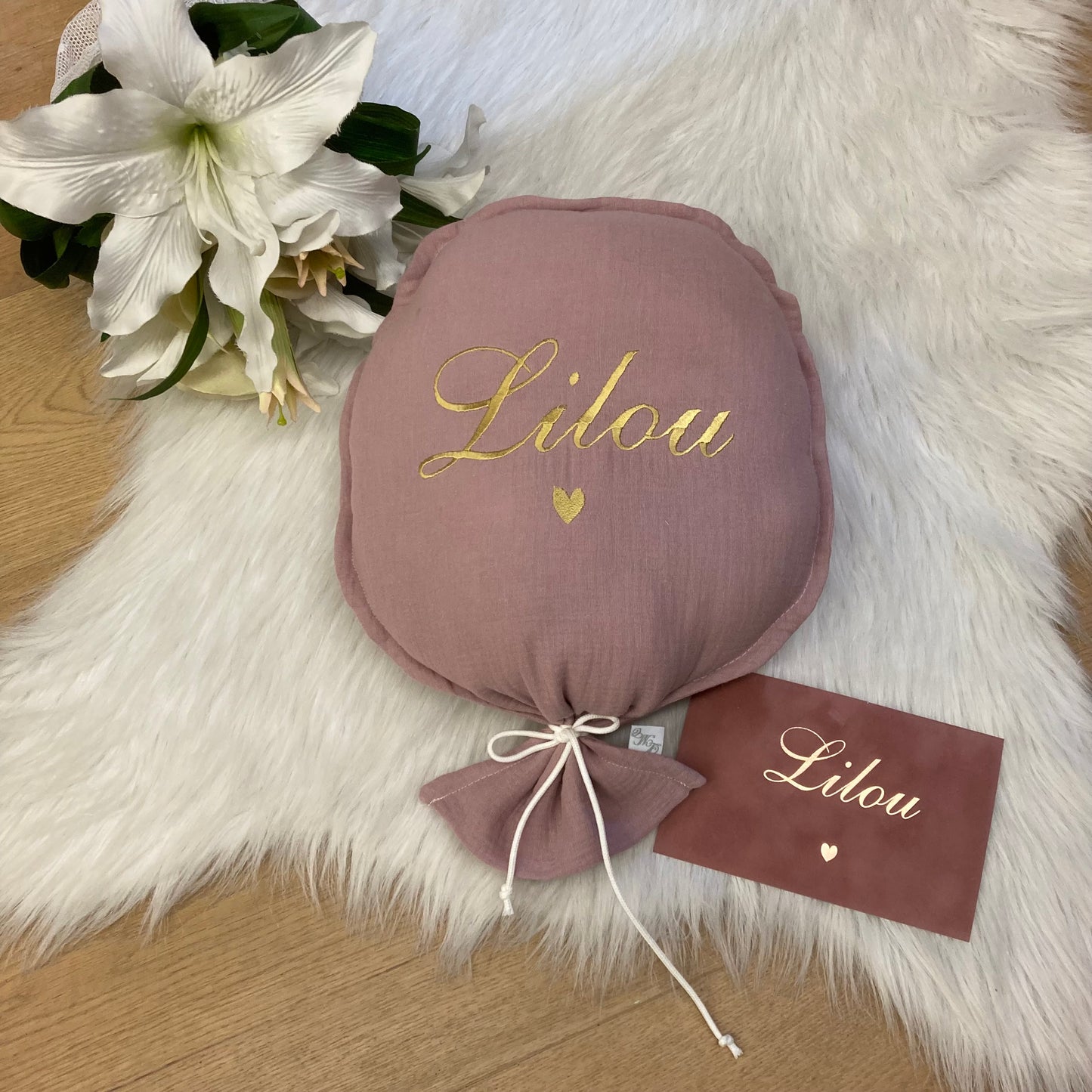 Deco ballon tetra oud roze