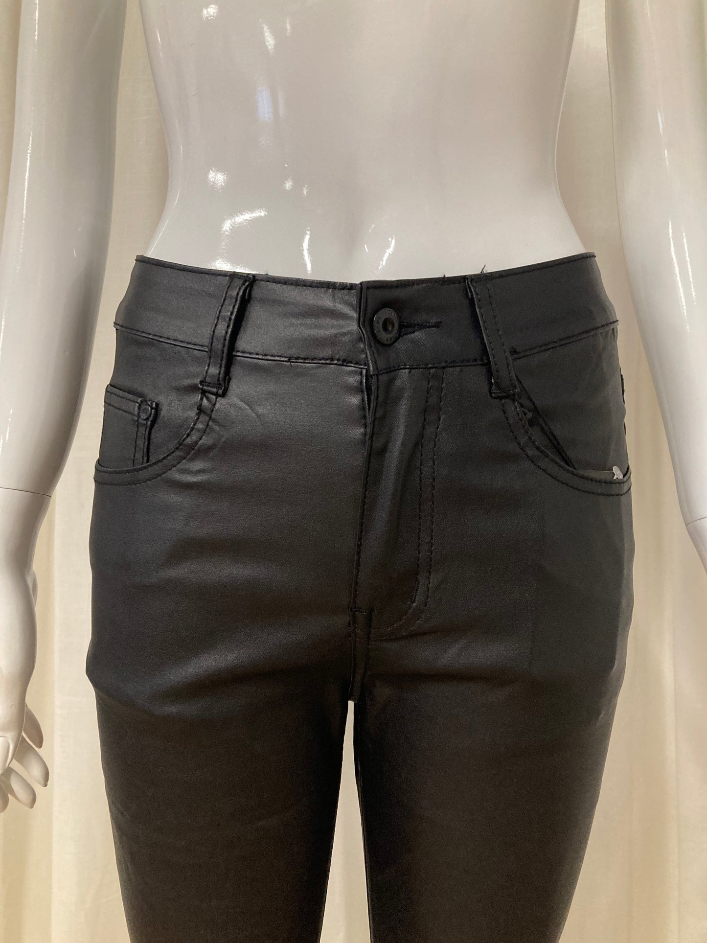 Black leader pants 1208-1