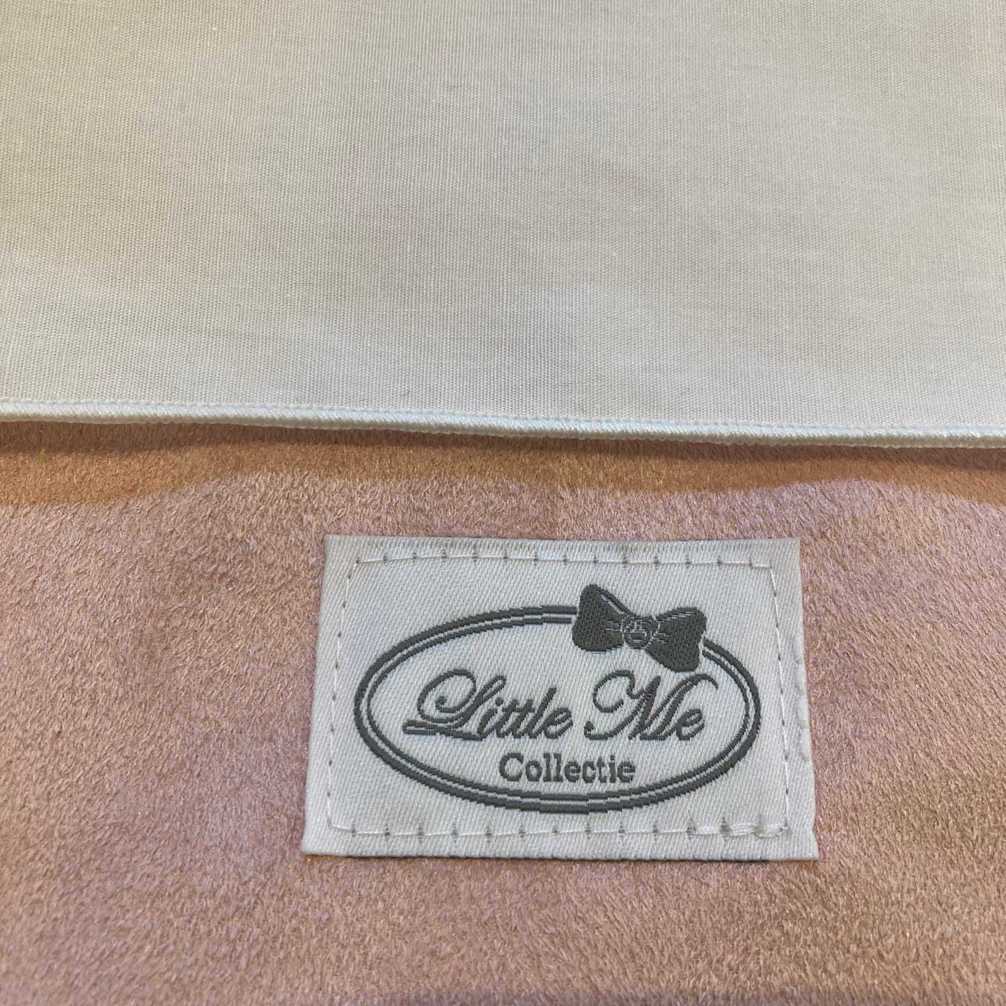 Soft Suede Lakentje met naam | Gepersonaliseerde | Baby Pink