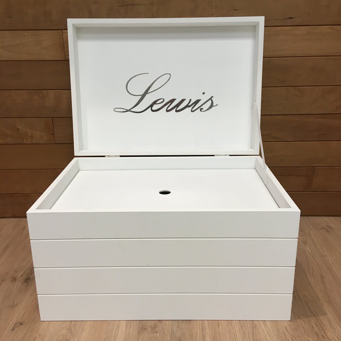 Doopsuiker- Speelkoffer met lijnen wit