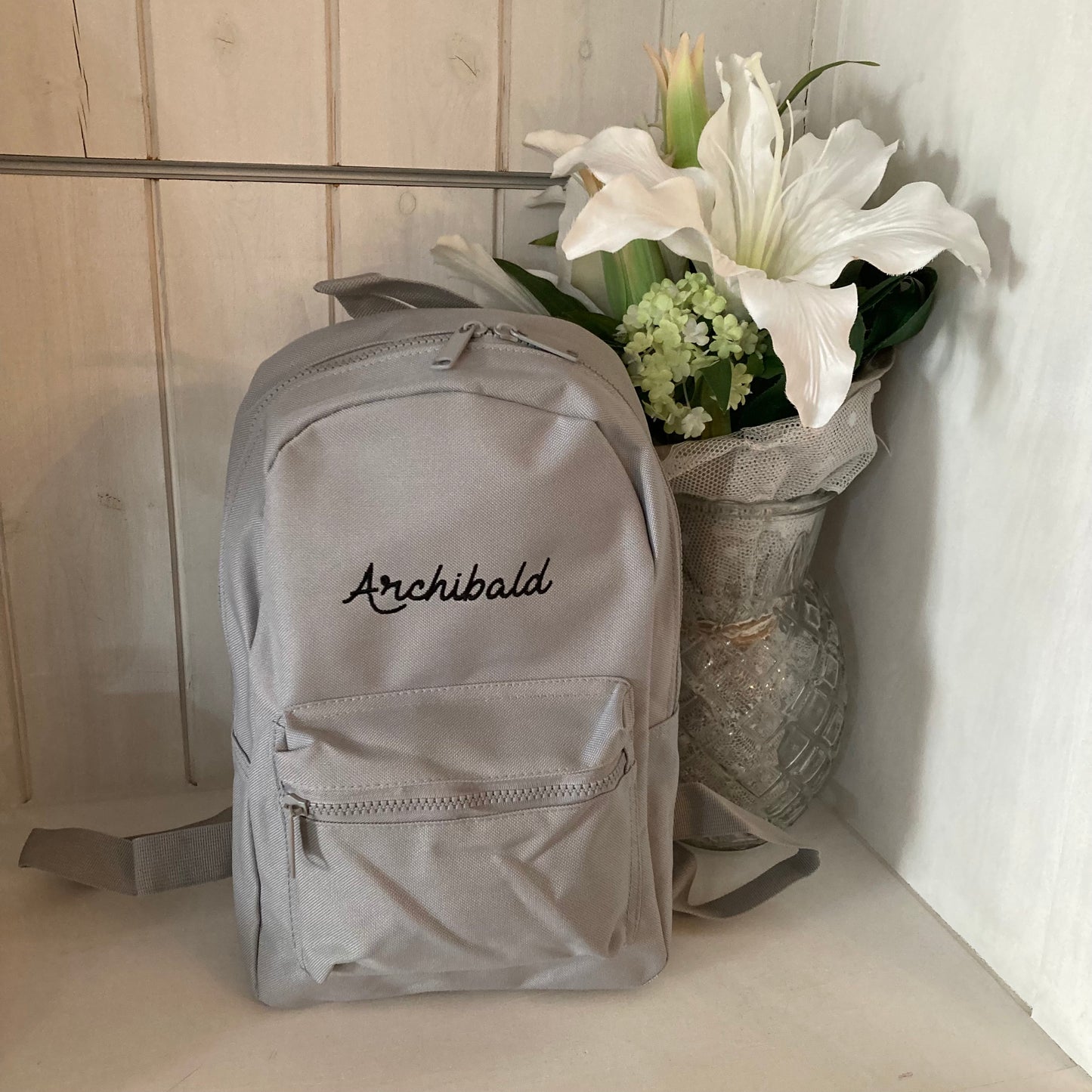 Mini Essential Fashion Backpack grijs
