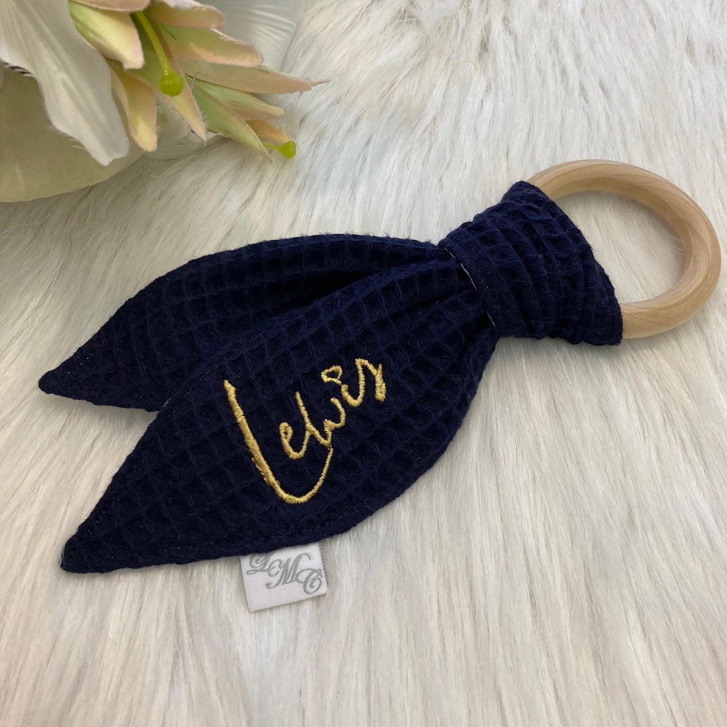 Bijtring Wafel Navy