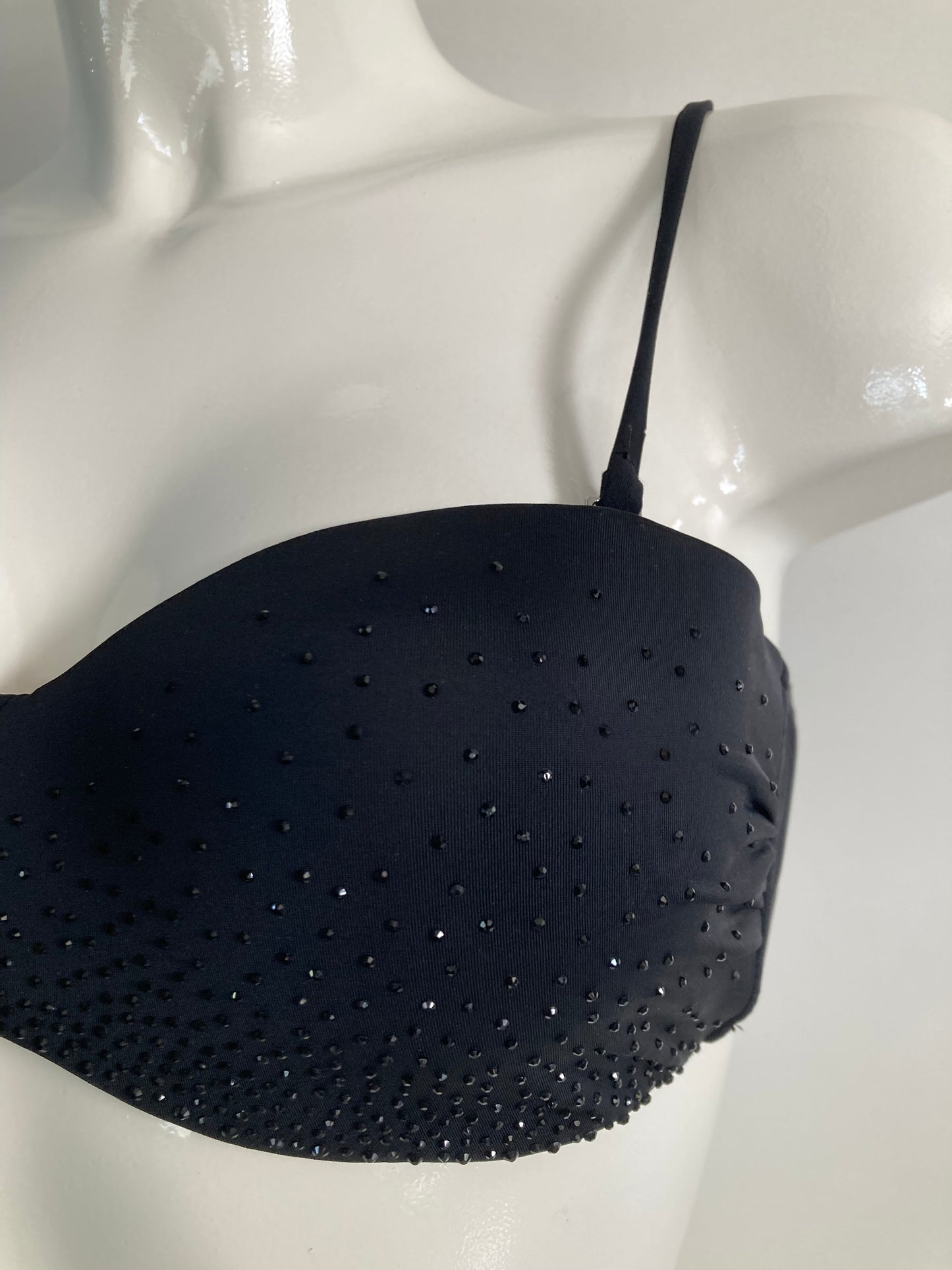 Bikini sexkiss black glitter π