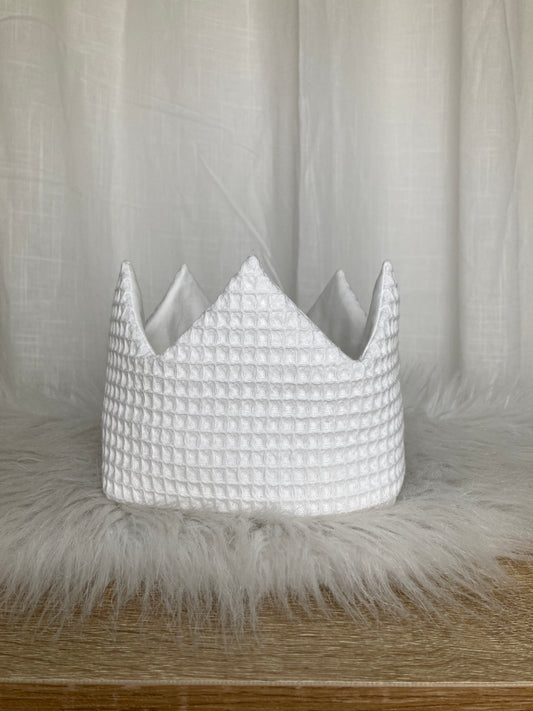 Warm wafel verjaardagskroon met naam | Gepersonaliseerde | soft cloud