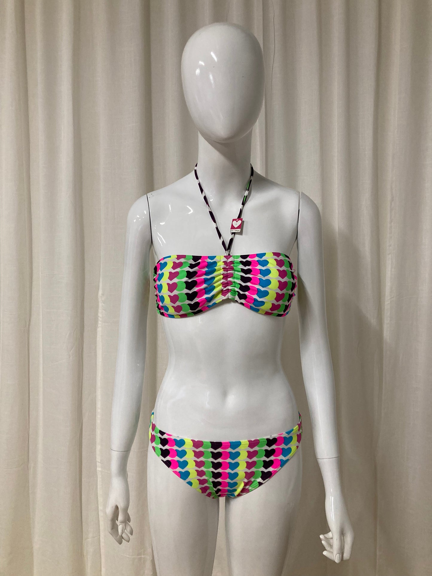 Heart bandeau bikini π