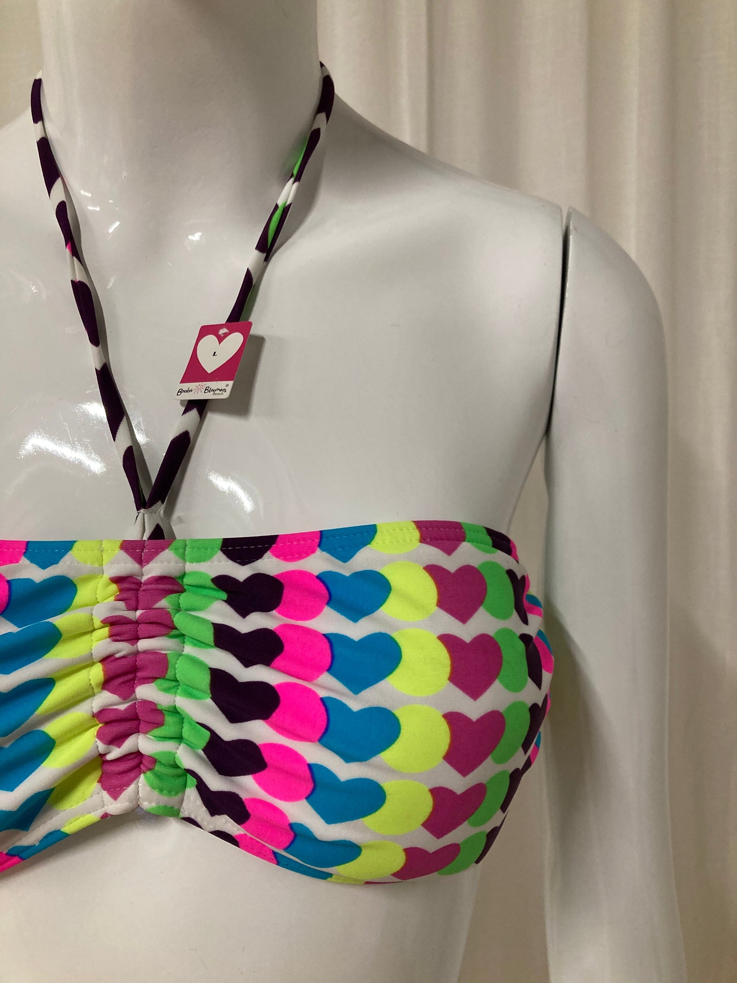 Heart bandeau bikini π