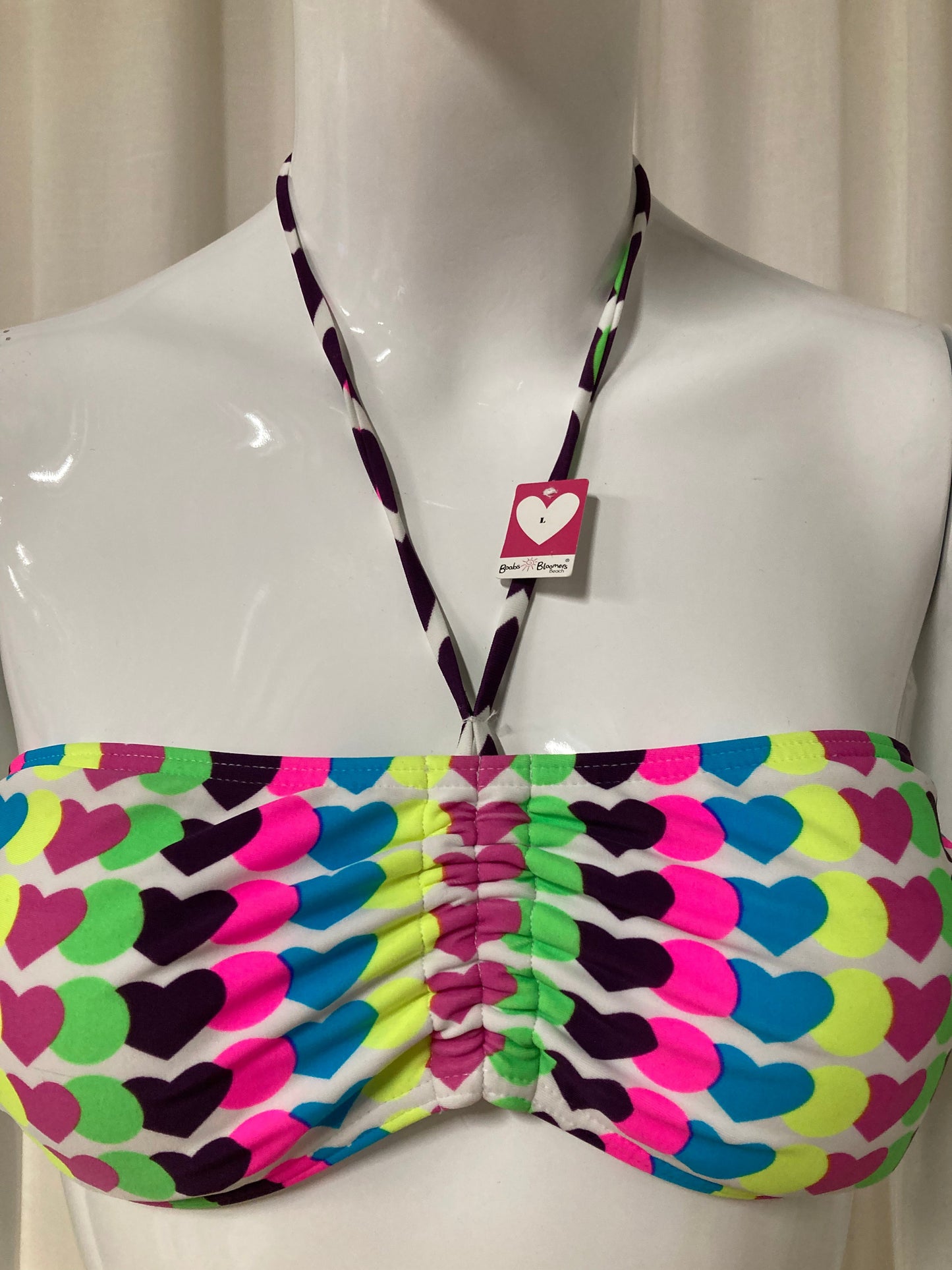 Heart bandeau bikini π