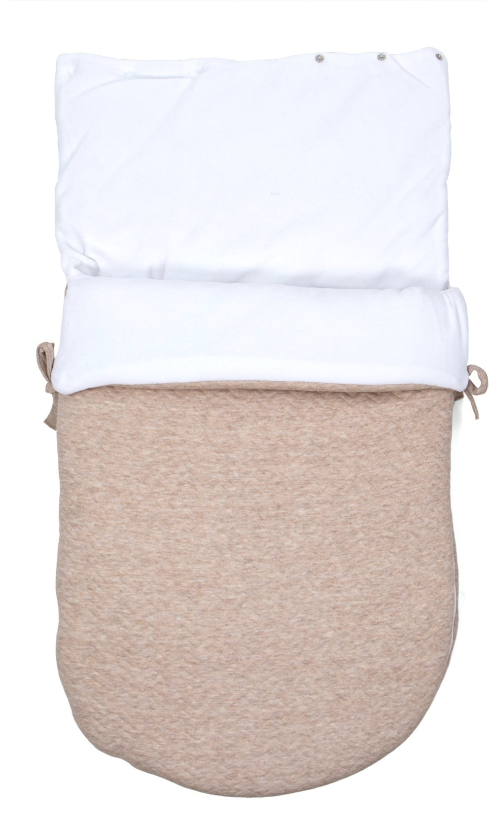 Voetenzak Chevron Light Camel