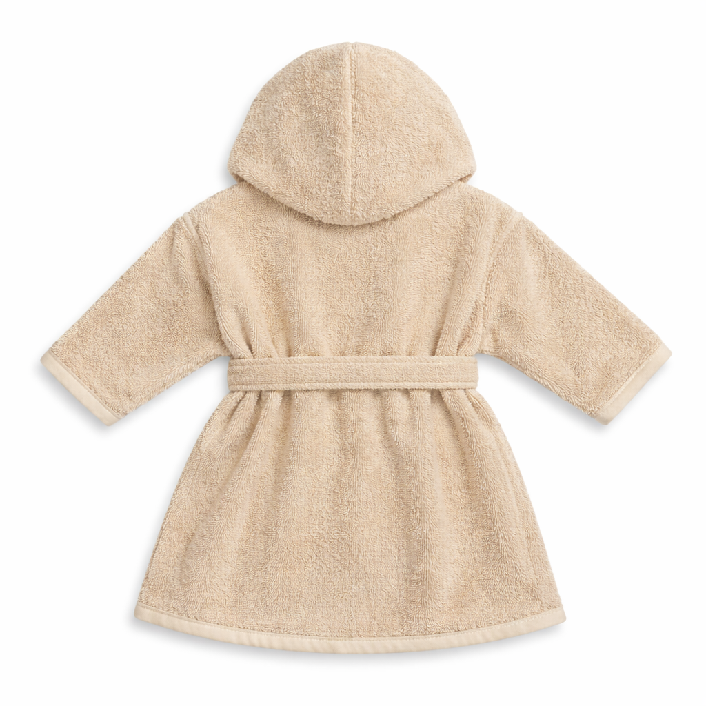 Baby badjas met naam | Gepersonaliseerde | Warm sand