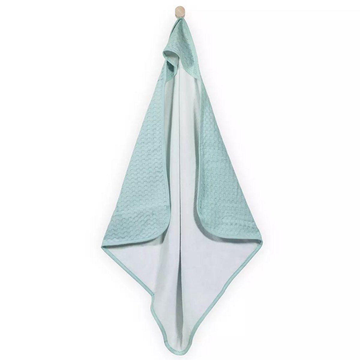 Bathcape 75x75cm Waffel jade π