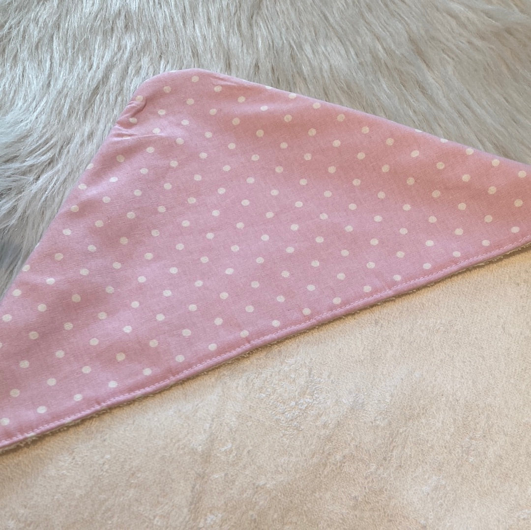 Babycape dots lichtroze 🛒