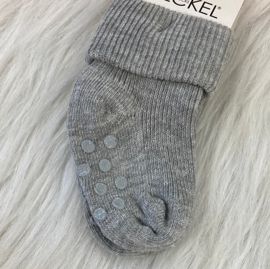 Kousjes basic grijs antislip