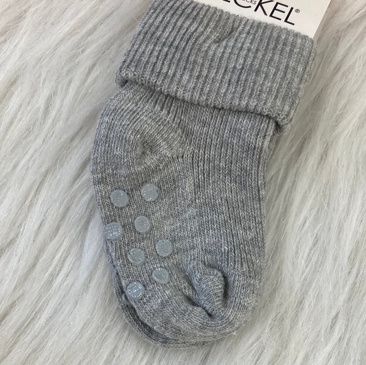 Kousjes basic grijs antislip
