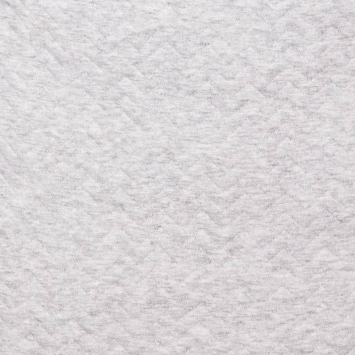 Slabbetje Chevron Light Grey Melange