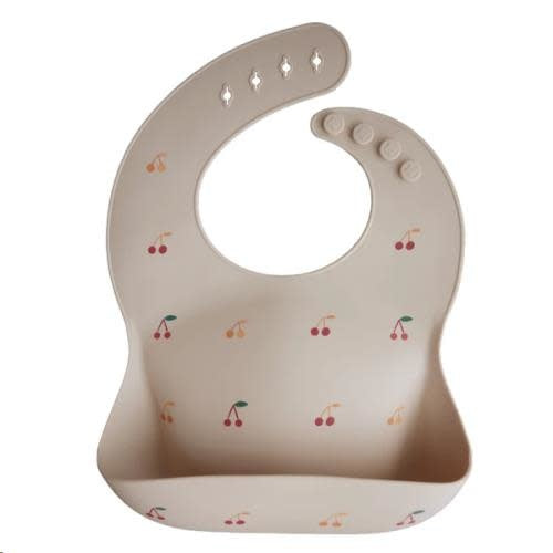 Mushie - Silicone Slab Pattern Cherries