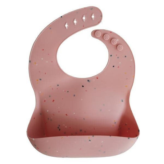 Mushie - Silicone Slab Pattern Roze Confetti