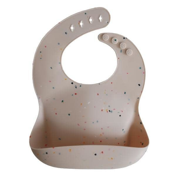 Mushie - Silicone Slab Pattern Vanille Confetti