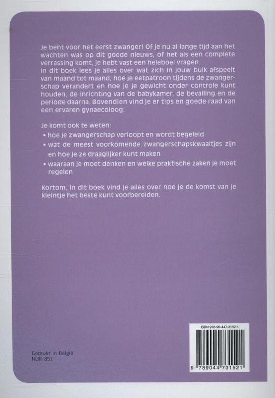 Voor het eerst zwanger