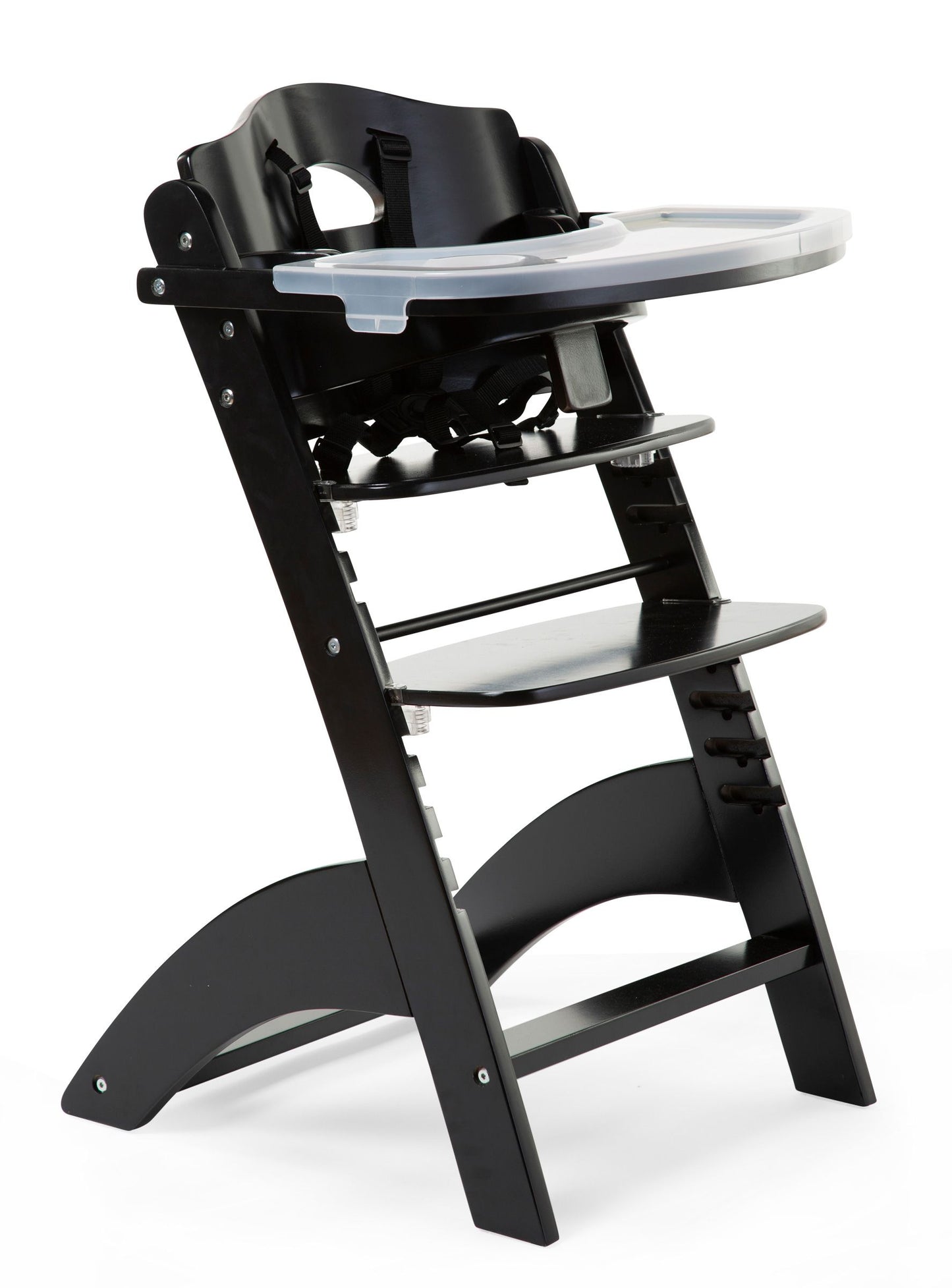 Lambda 3 Baby Kinderstoel + Eettablet - Hout zwart