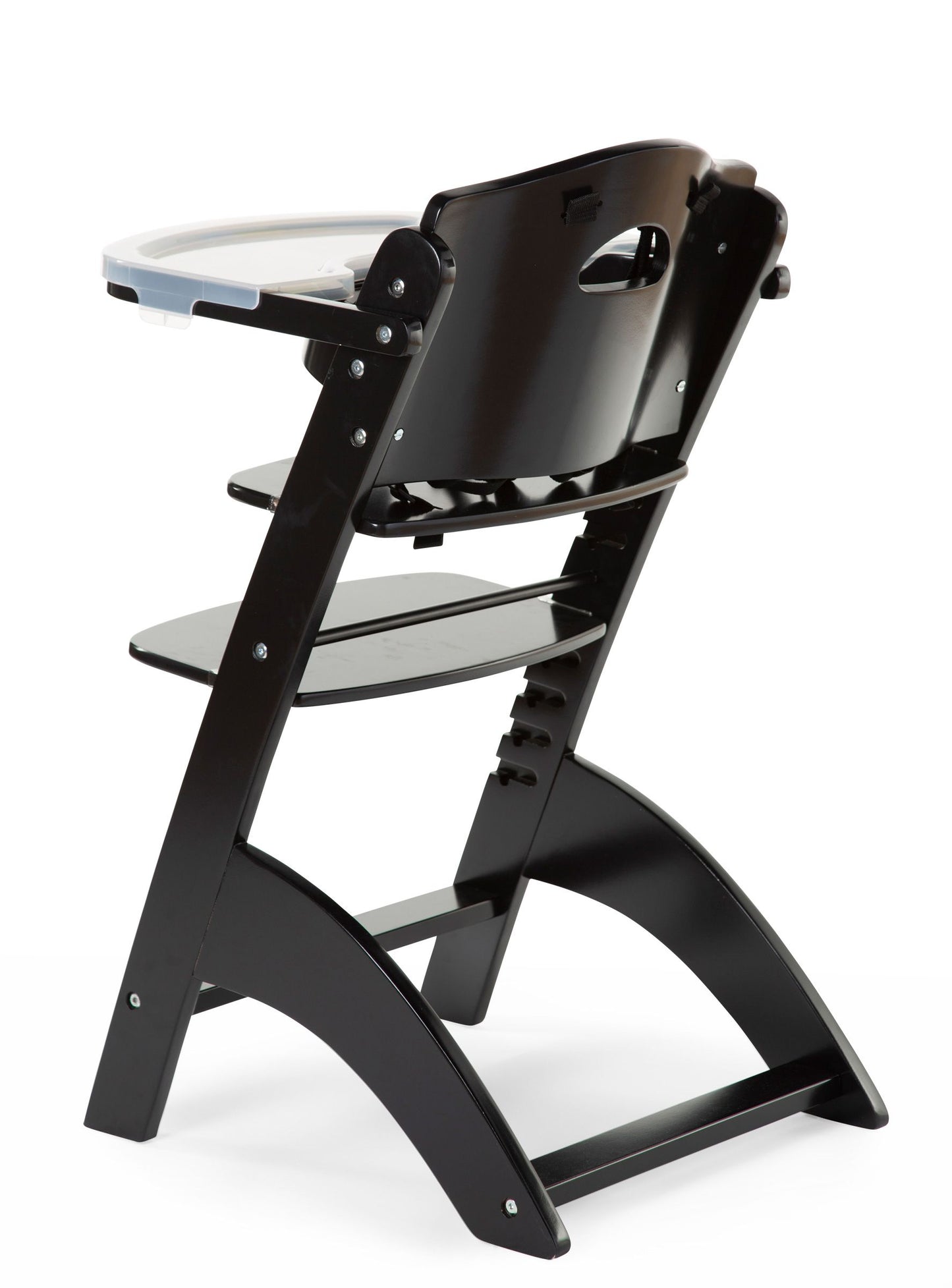 Lambda 3 Baby Kinderstoel + Eettablet - Hout zwart