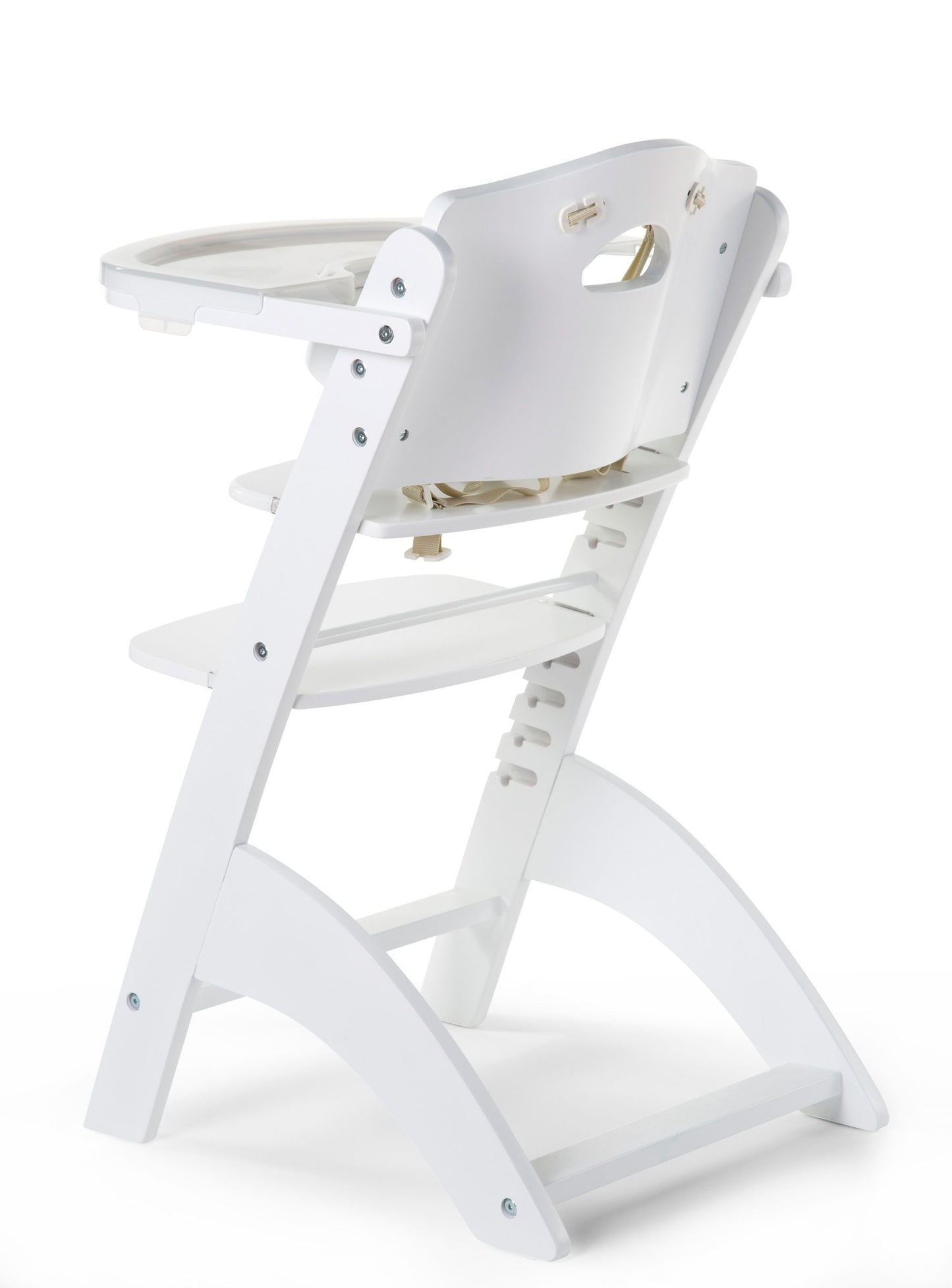Lambda 3 Baby Kinderstoel + Eettablet - Hout wit