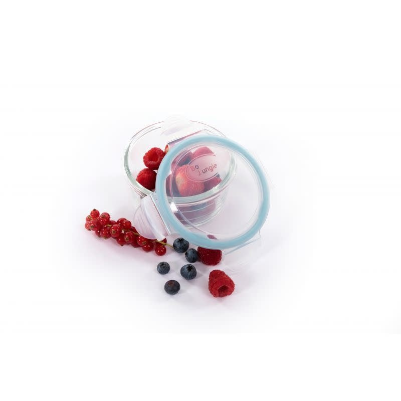 B-Bowls Glass Wit-Grijs-blauw 360ml (3stuks)