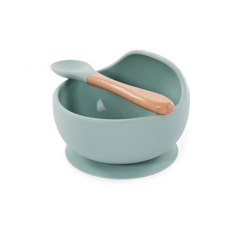 B-Suction Bowl Silicone & Spoon