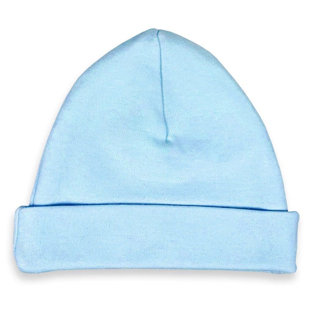 Eerste babymutsje blauw