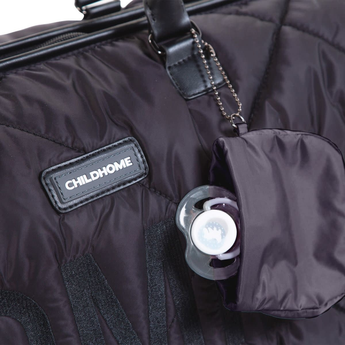 Mommy Bag Verzorgingstas - Gewatteerd - Zwart