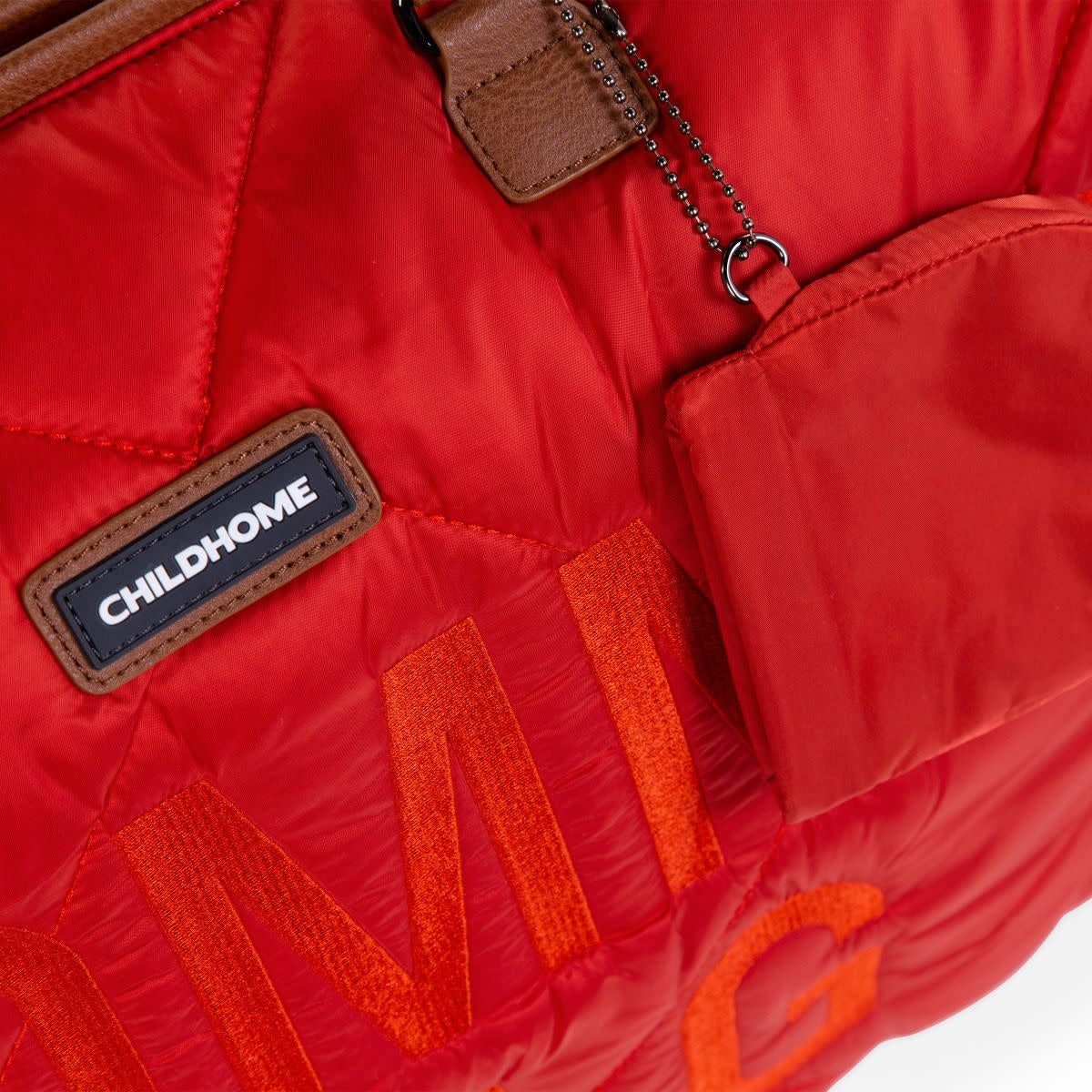 Mommy Bag Verzorgingstas - Gewatteerd - Rood