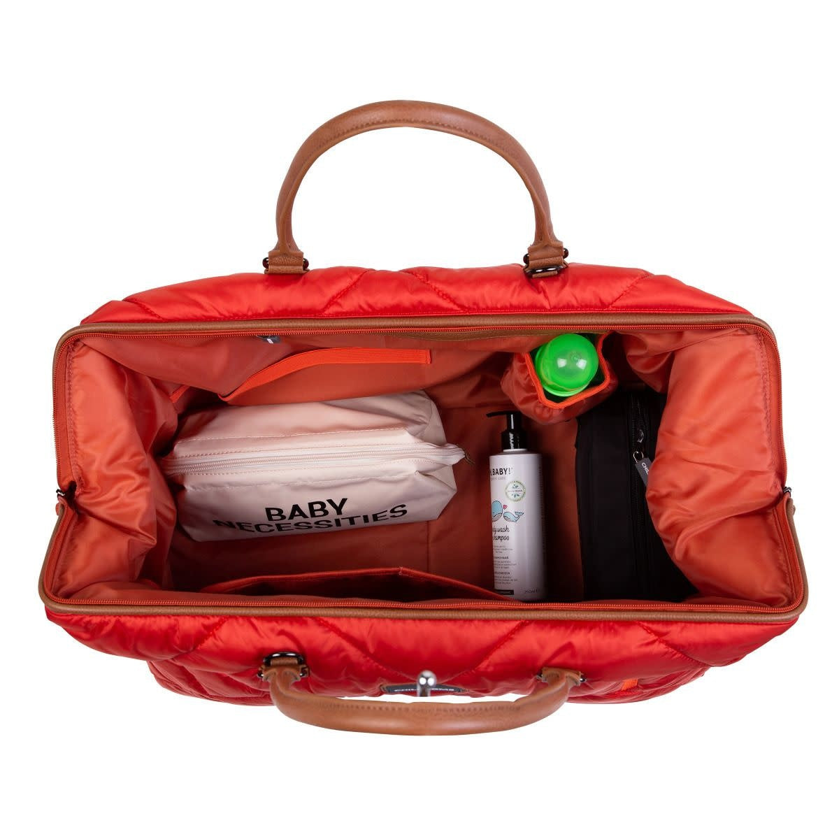 Mommy Bag Verzorgingstas - Gewatteerd - Rood