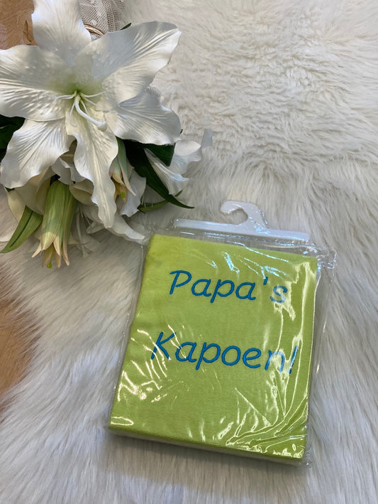 Verzorgingshoes groen papa’s kapoen! 💸
