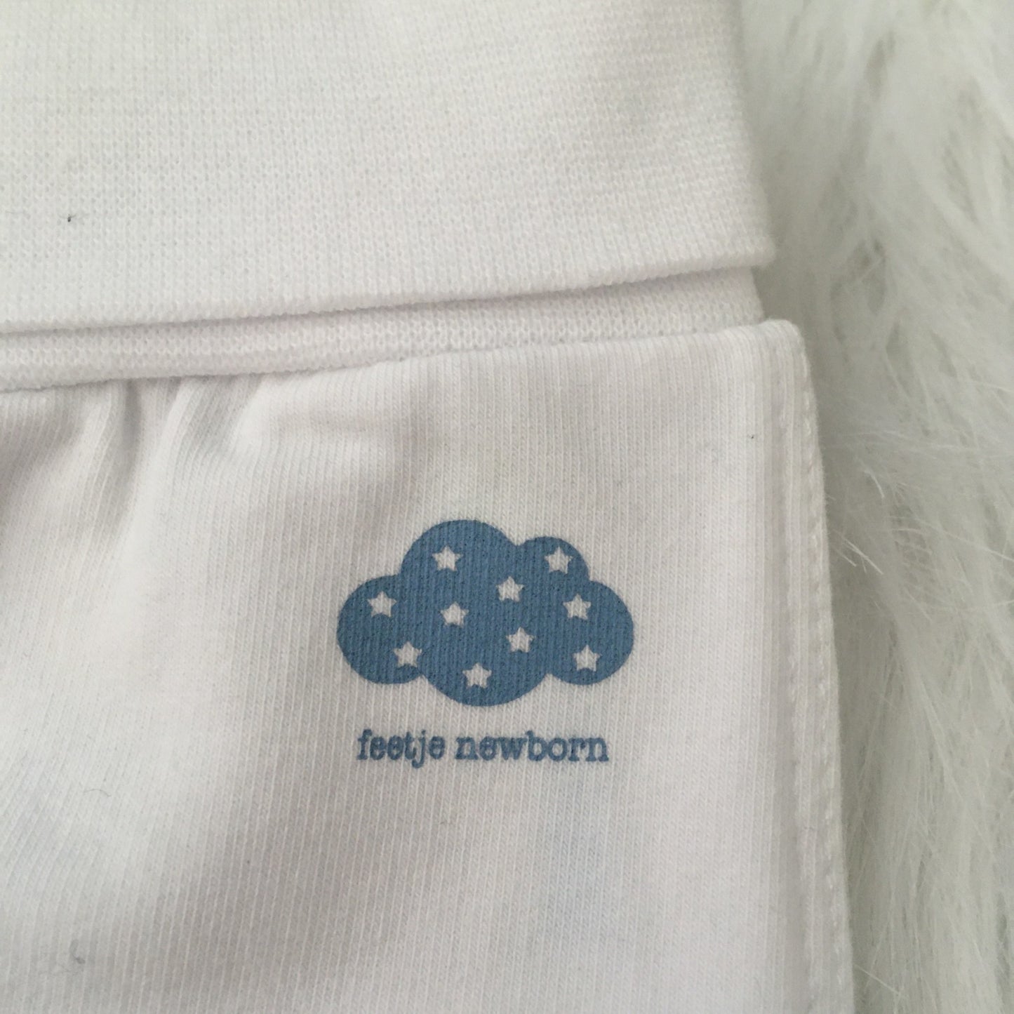 Broek sweat blue clouds