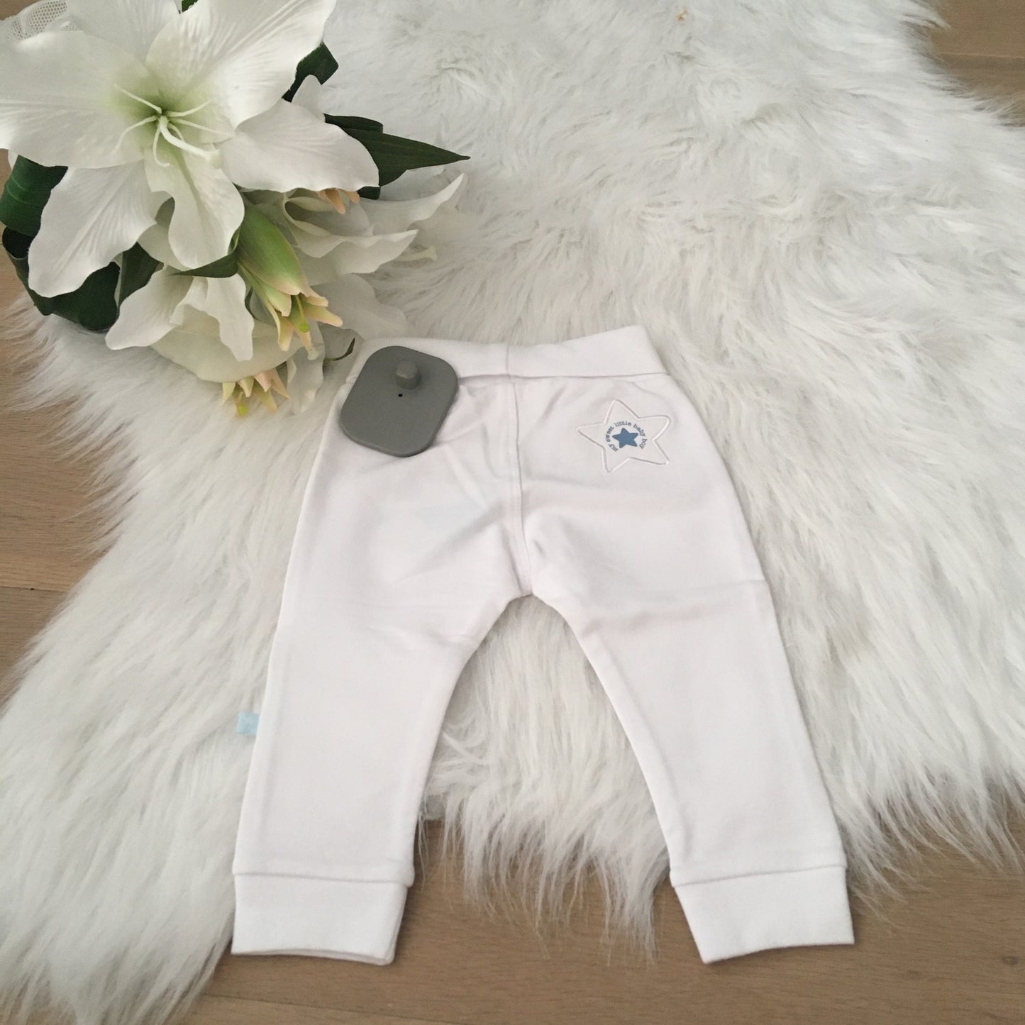 Broek sweat blue clouds