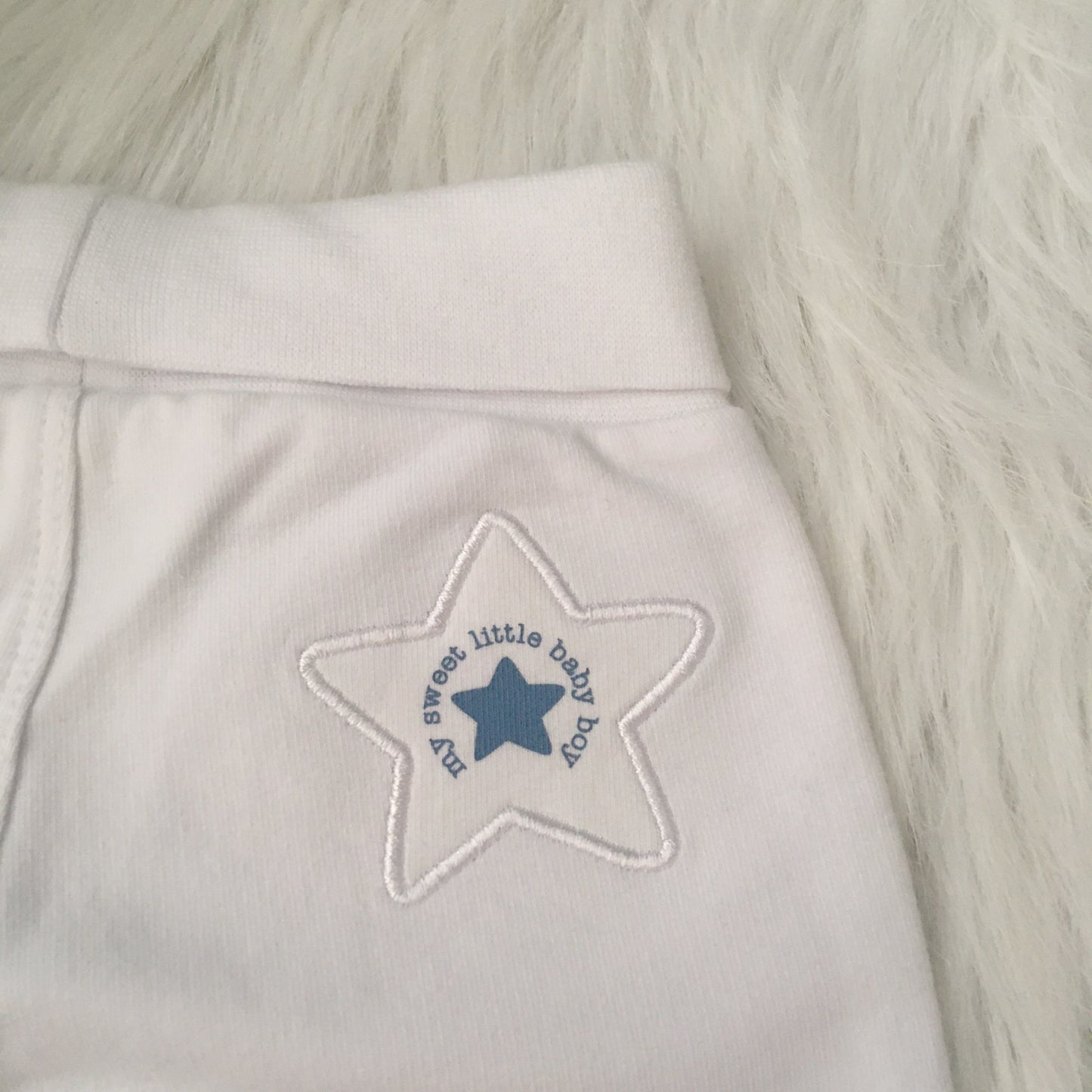 Broek sweat blue clouds