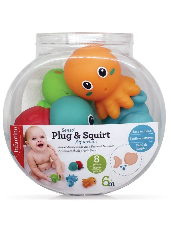 Infantino - Bath - Plug & Play Squirters (4pcs)