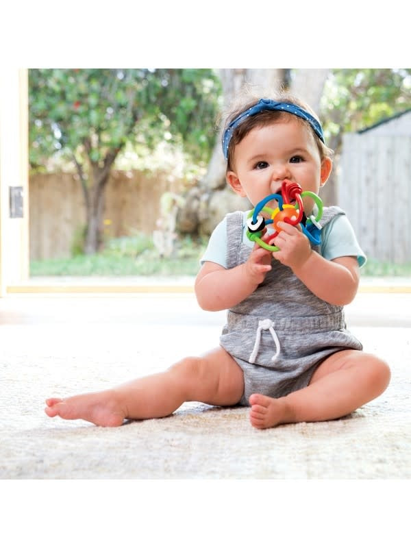 Infantino - Rattle & Teether Bendy Tubes Coloured