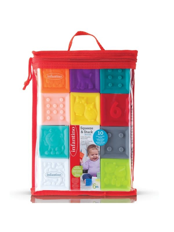Infantino - Main - Squeeze & Stack Blocks