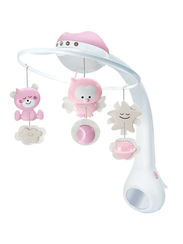 Infantino - WOM - Musical 3 in 1 projector mobile - Pink