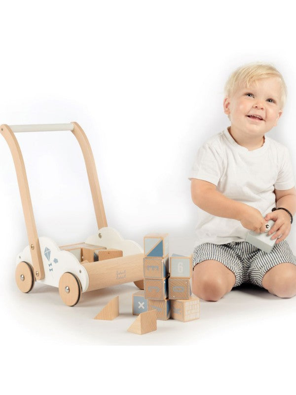 Educatieve Blokkenkar Blauw