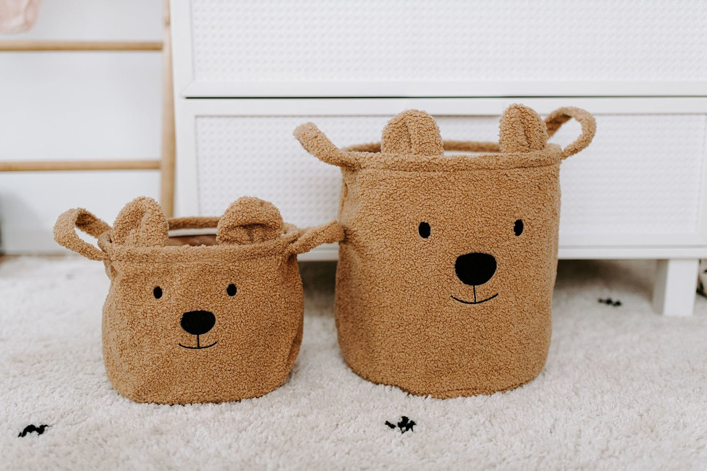 Opbergmand - 25x20x20 Cm - Teddy - Bruin