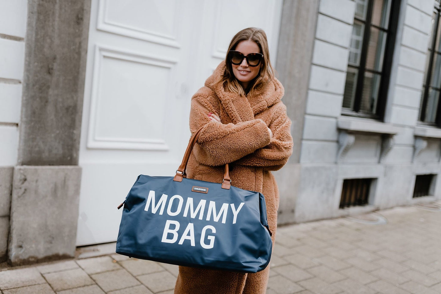 Mommy Bag Verzorgingstas - Navy Wit