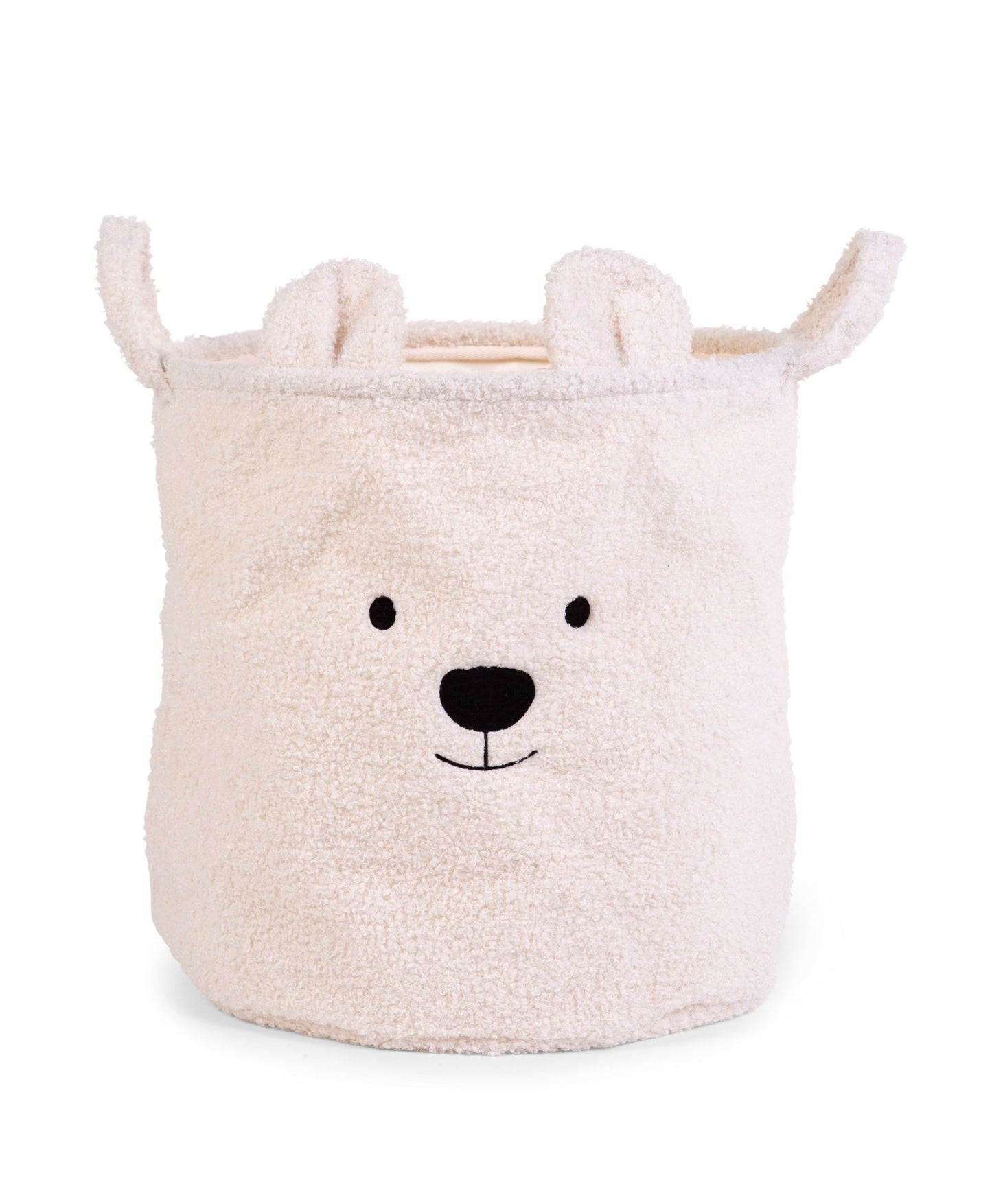 Opbergmand - 40x40x40 Cm - Teddy - Ecru