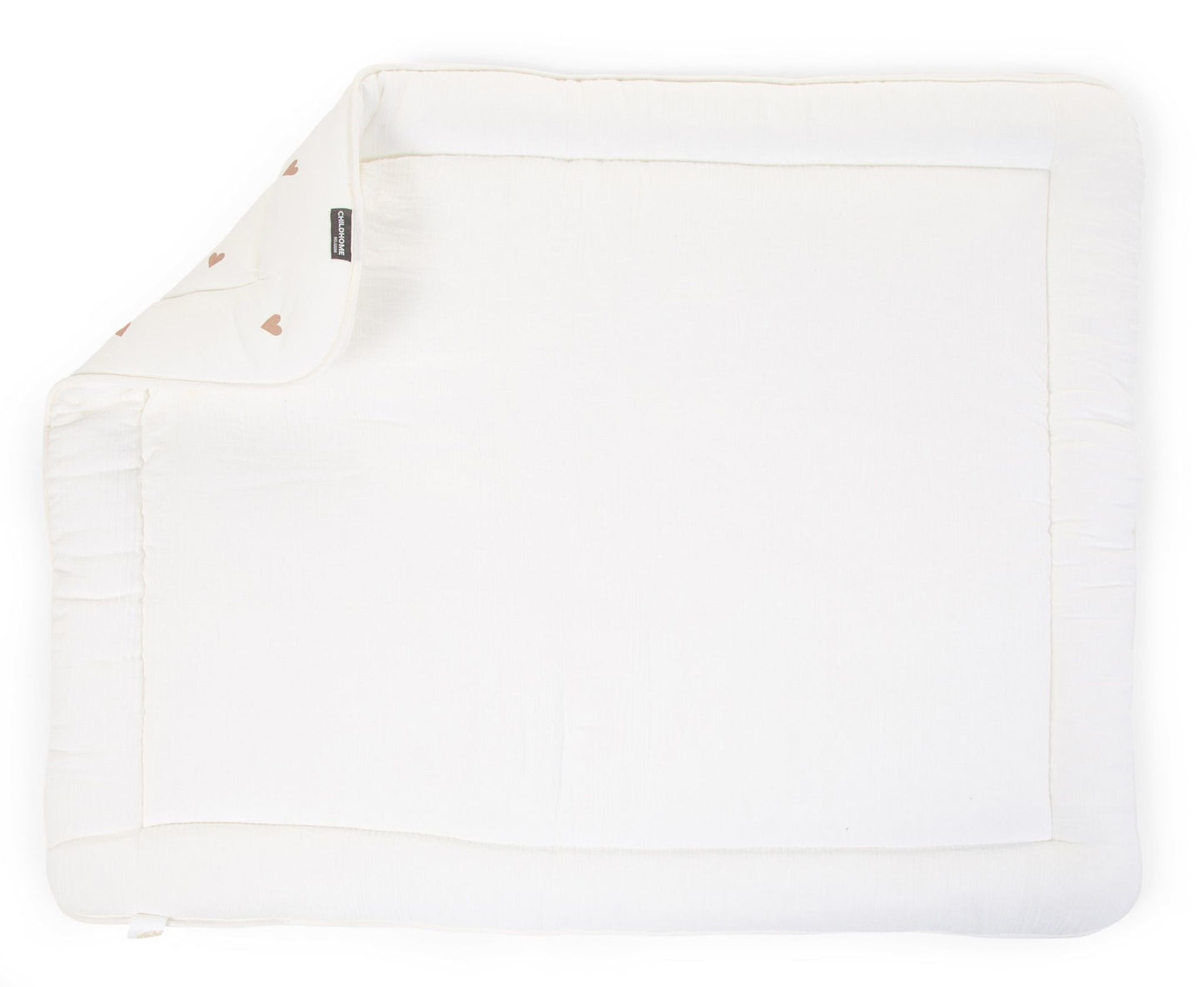Parklegger - 75x95 Cm - Jersey + Mousseline - Hearts