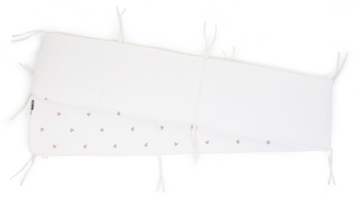 Parkomranding - 35x340 Cm - Jersey + Mousseline - Hearts