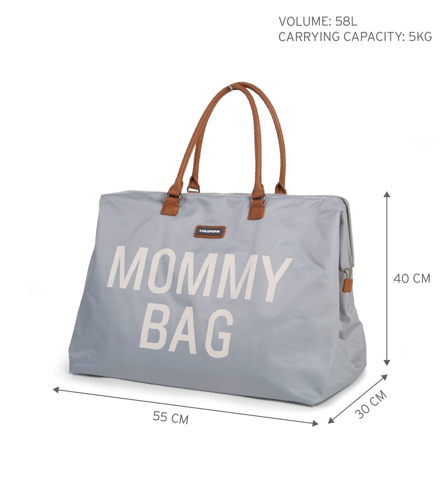 Mommy Bag Verzorgingstas - Grijs Ecru